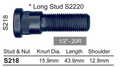 Ford Wheel Stud Mustang / XK / XL / XM / XP / XR 6 Cyl with Front Drums & More