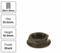 Front Right Hub Nut Pair for Toyota FJ Cruiser GSJ15R (03/11 - 12/16)
