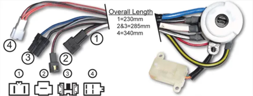 Ignition Switch for Mazda 323 (12/80 – 10/82)