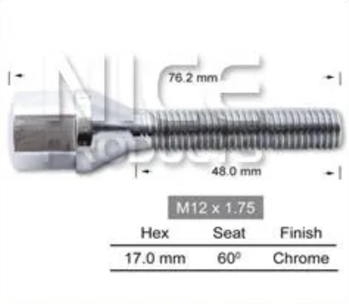 Volvo Wheel Stud & Nut Set C70