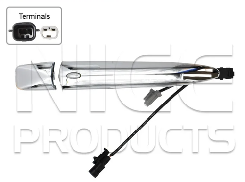 Rear Right Outer Door Handle Keyless Entry for Nissan Pulsar B17 (11/12 - 05/18)