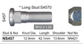 GMH Wheel Stud & Nut Set Astra LD / Vectra LD