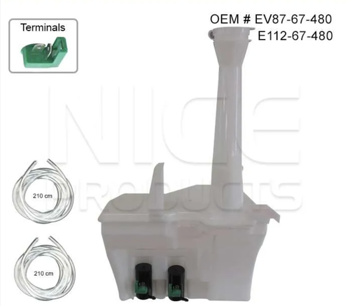 Washer Reservoir with Pump for Ford Escape BA-ZA-ZB (02/01 - 05/06)
