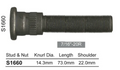 Jeep Wheel Stud & Nut Set J10