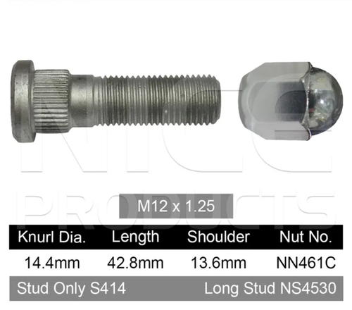 4x Subaru Wheel Nut XV GT7 / Legacy BN