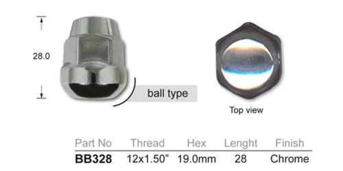 4x Honda Wheel Nut Accord Alloy Wheels / ALL / ALL Alloy Wheels & More