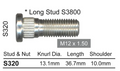 Ford Wheel Stud Transit Single Rear Wheel / Cortina TC-TD 4cyl & More