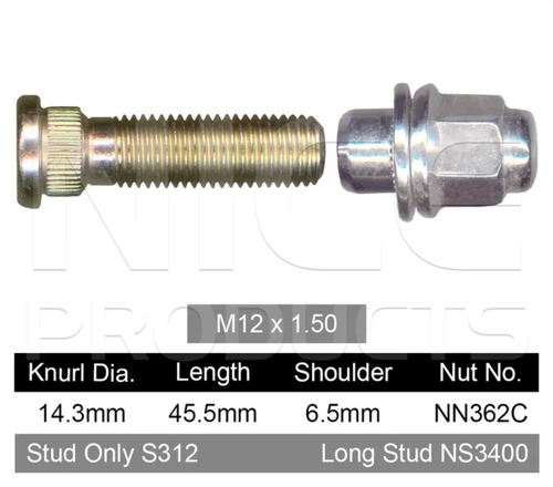 4x Mitsubishi Wheel Nut ZE-ZF Alloy Wheels / ZG-ZH Alloy Wheels