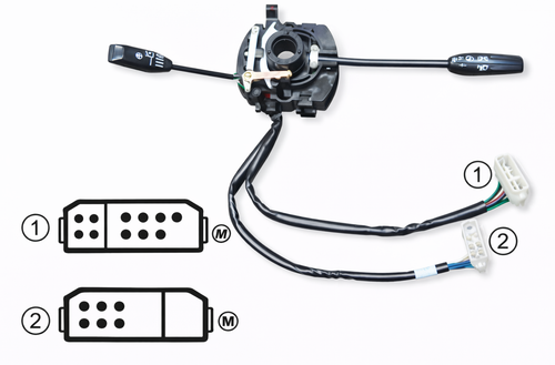 Combination Switch for Mitsubishi L300 7-pin SE-SF (10/86 - 06/91)