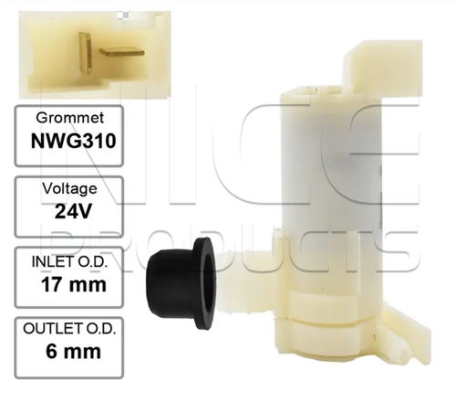 Front Windscreen Washer Pump for Isuzu NPR200 (01/08 – 04/15)