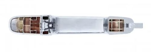 Front Left Outer Door Handle Chrome for Mazda BT50 UR (09/15 - 2022)