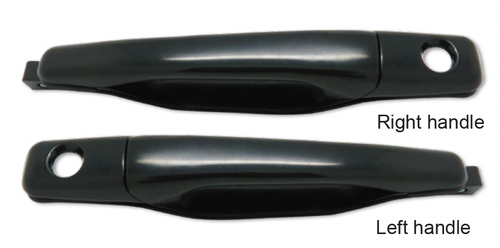 Front Left Outer Door Handle Black for Mitsubishi Lancer (06/02 - 09/07)