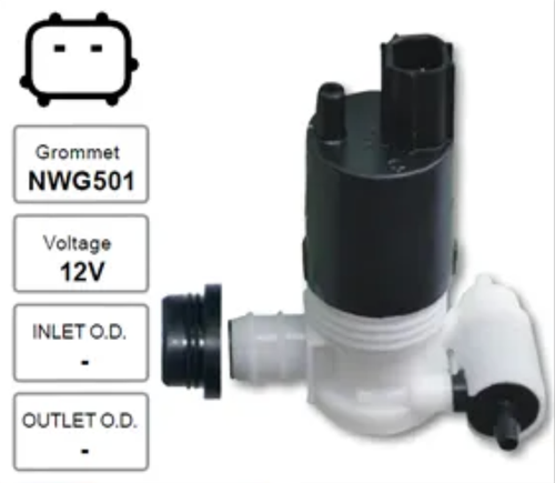 Front Windscreen Washer Pump for Land Rover Discovery Series 4 (09/09 – 07/17)