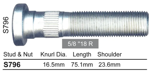 Ford Wheel Stud F-250 2WD / F250 2WD Dana Diff / F350 2WD