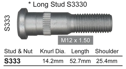 Toyota Wheel Stud LN46 All 4WD / LN65 All 4WD / LN106 All 4WD & More