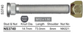 Eunos Wheel Stud & Nut Set 30X / 500 Series / 800 Series