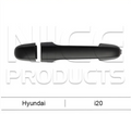Front Left Outer Door Handle Black for Hyundai i20 (07/10 - 08/15)