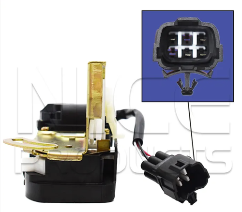 Rear Left Door Lock Actuator for Ford Falcon BF Black Oval Plug (11/05 - 05/08)