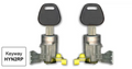 Door Lock Set Left & Right for Hyundai Excel X3 4 Door Automatic (11/89 – 10/94)