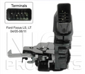 Rear Right Door Lock Actuator for Ford Focus LS-LT (04/05 - 06/11)