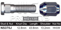 4x GMH Wheel Nut Barina TK