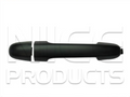 Rear Left Outer Door Handle Black for Hyundai i30 (08/07 - 09/11)