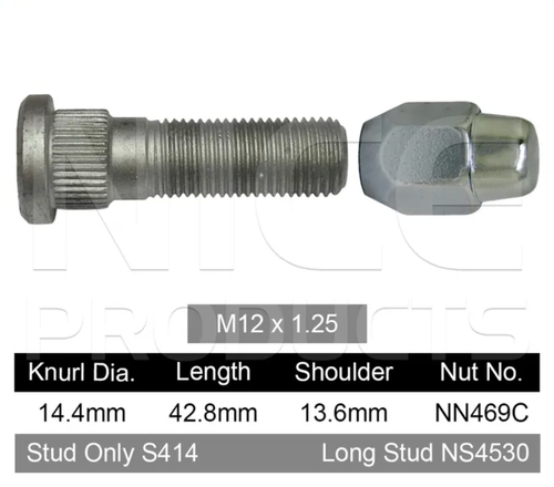 4x Nissan Wheel Nut Qashqai Alloy Wheel