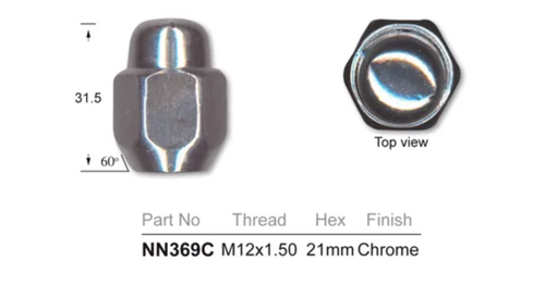 4x Genesis Wheel Nut Getz TB Allow Wheel / Grandeur TG / H-1 Alloy Wheels & More