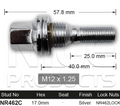 4x Citroen Wheel Stud AX Alloy Wheels / C2 inc VTR Alloy Wheels & More