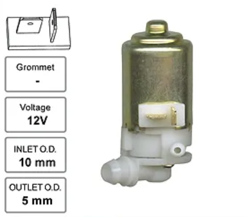 Front Windscreen Washer Pump for Nissan Sunny (02/79 – 06/81)