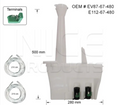 Washer Reservoir with Pump for Ford Escape BA-ZA-ZB (02/01 - 05/06)