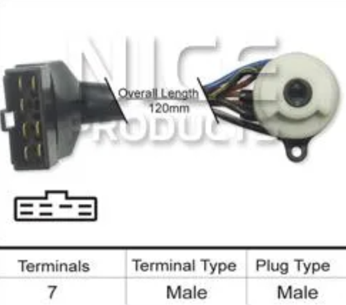 Ignition Switch for Toyota HiAce RZH103-113-125 (08/89 – 08/96)