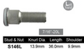 Chrysler Wheel Stud Valiant RV1-AP6 all LH / Valiant VC all LH & More