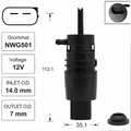 Front Windscreen Washer Pump for BMW X6 E71 (05/08 – 12/14)