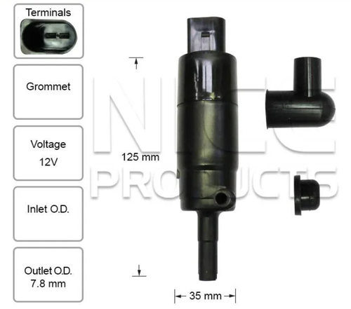 Headlight Washer Pump for Holden Captiva (10/06 – 05/12)