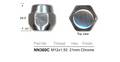 4x Genesis Wheel Nut i30 Alloy Wheels / i30 Steel & Alloys Wheels