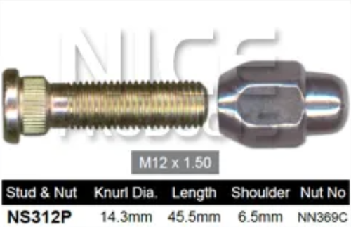 4x Mitsubishi Wheel Nut i-Miev GB
