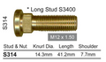 Peugeot Wheel Stud 4007