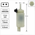 Front Windscreen Washer Pump for Saab 9000 (09/85 – 06/93)