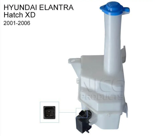 Washer Reservoir with Pump for Hyundai Elantra XD Hatch (2001 - 2006)
