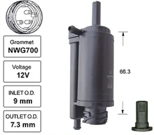 Front Windscreen Washer Pump for Man TGS Series (2000 – 2018)