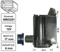 Front Windscreen Washer Pump for Toyota Supra JZA80 (05/93 - 08/02)