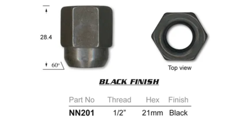 4x Nissan Wheel Nut XFN Ute