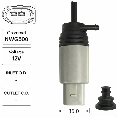 Front Windscreen Washer Pump for Holden Acadia AC (08/06 – 2020)