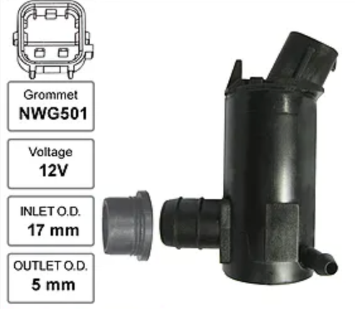 Front Windscreen Washer Pump for Tesla Model S (08/14 – 2022)