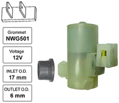 Rear Windscreen Washer Pump for Subaru Impreza (04/93 – 09/05)