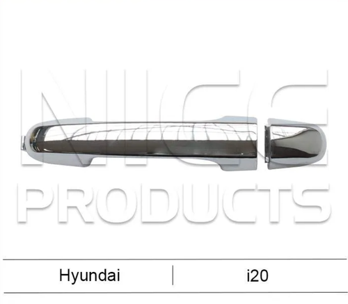 Front Left Outer Door Handle Chrome for Hyundai i20 (07/10 - 08/15)