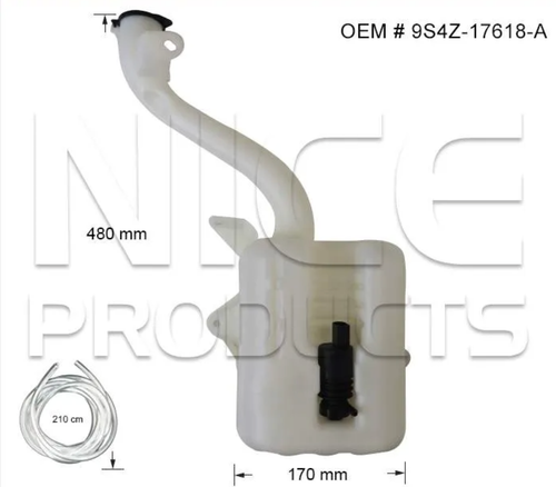 Washer Reservoir with Pump for Ford Focus LS-LT-LV (06/05 - 08/11)