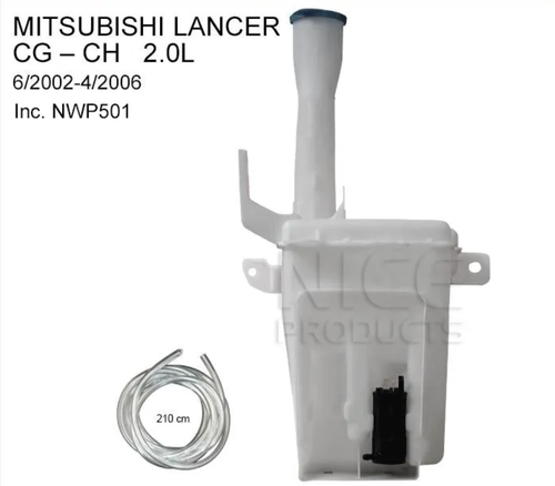 Washer Reservoir with Pump for Mitsubishi Lancer CG-CH-CS (06/02 - 04/06)