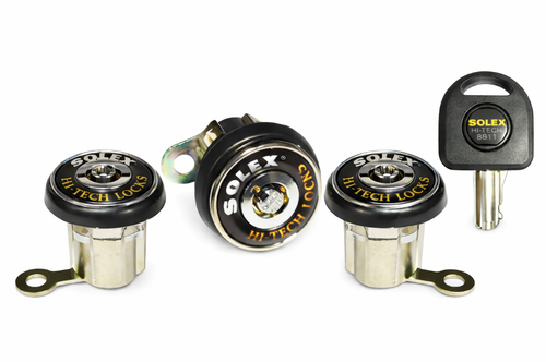 Solex Anti-Theft Door & Boot Locks (3 Lock Set) for Toyota Corolla Sedan KE38...